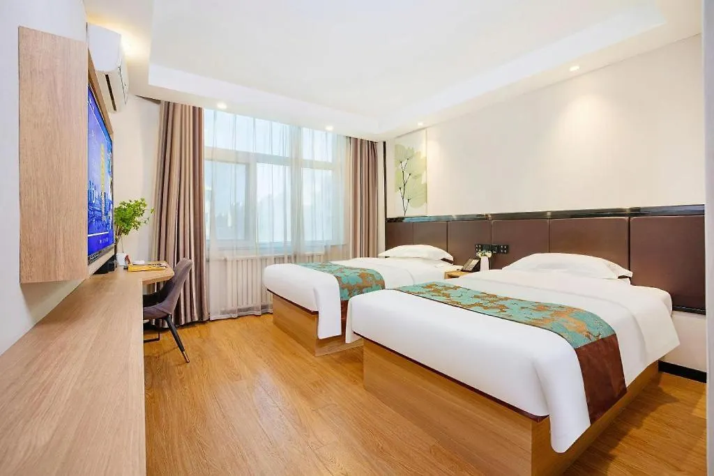 *** Szálloda Greentree Inn Puyang Pushang Huanghe Road Kína